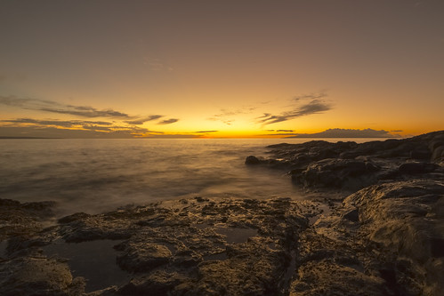 ocean sunset hawaii shoreline rocky maui eveningsky maalaea