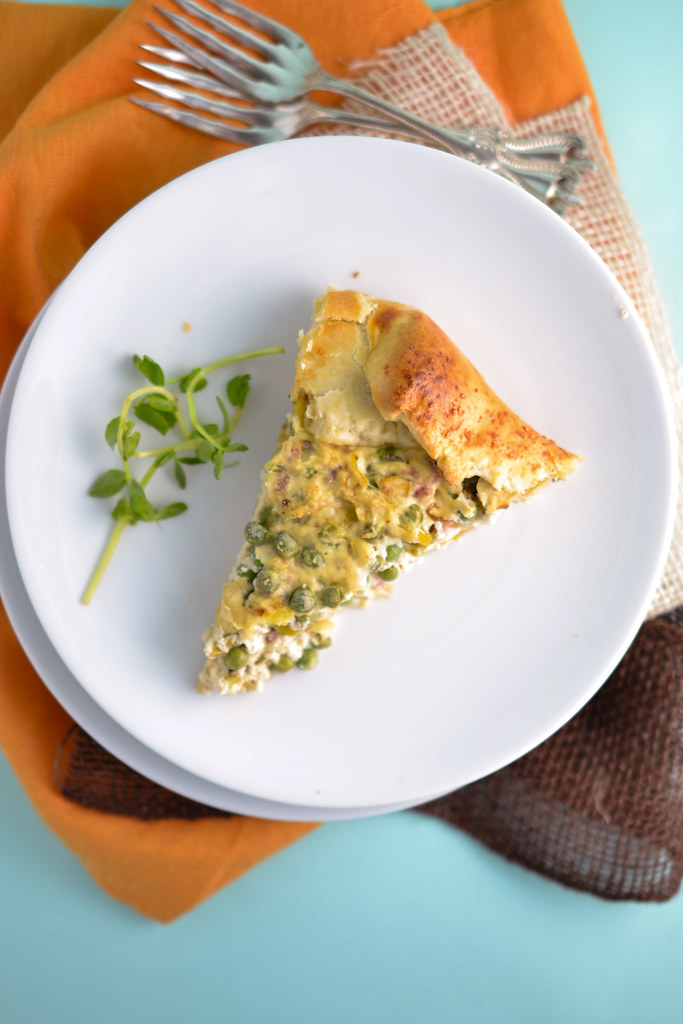 Caramelized Leek, Pea, and Pancetta Galette | Things I Made Today
