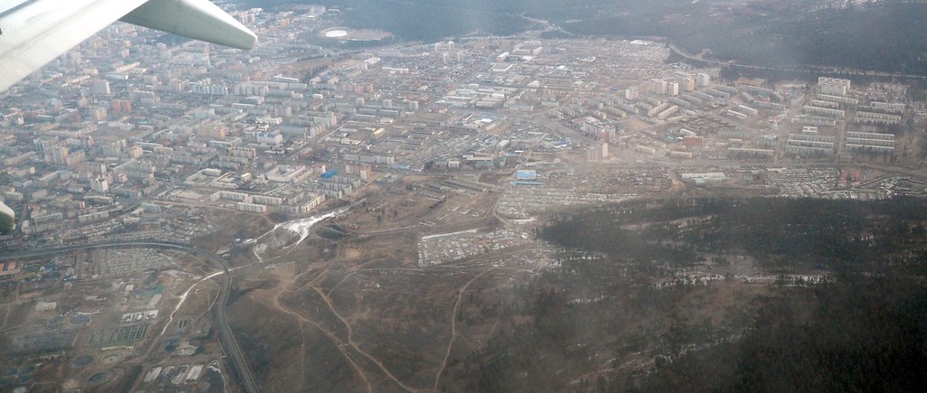 Chita city aerial view