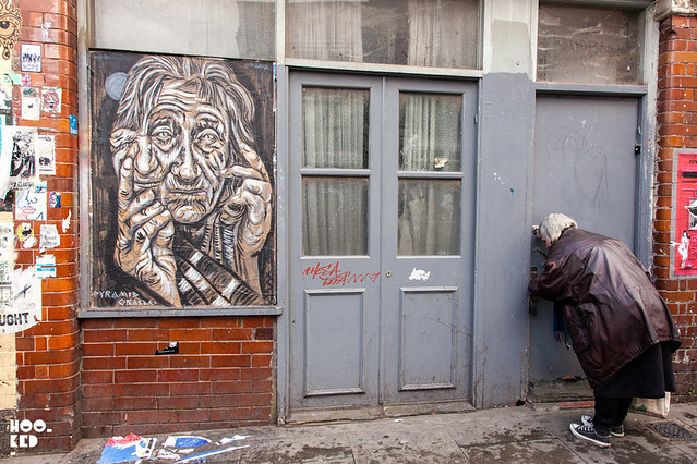 Artist Pyramidoracles' London Street Art