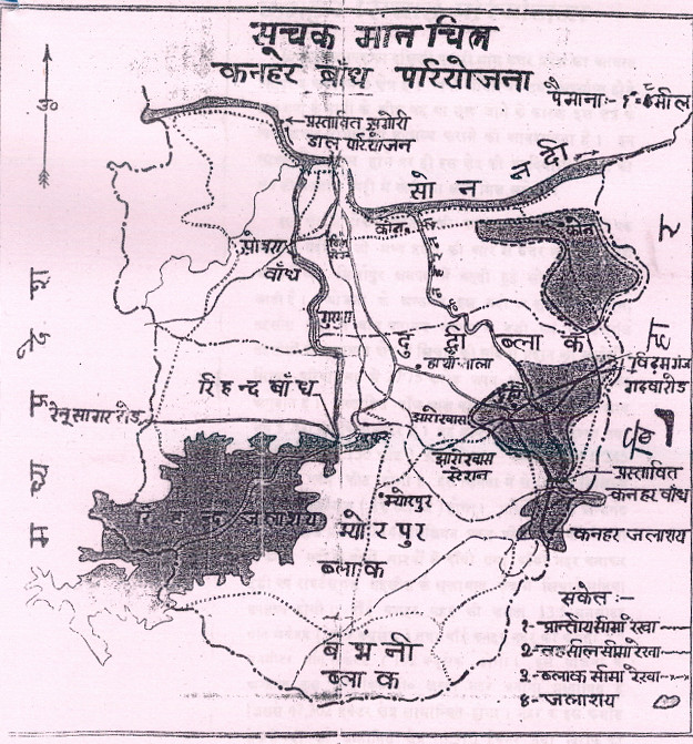 Original map as per 1976 project document