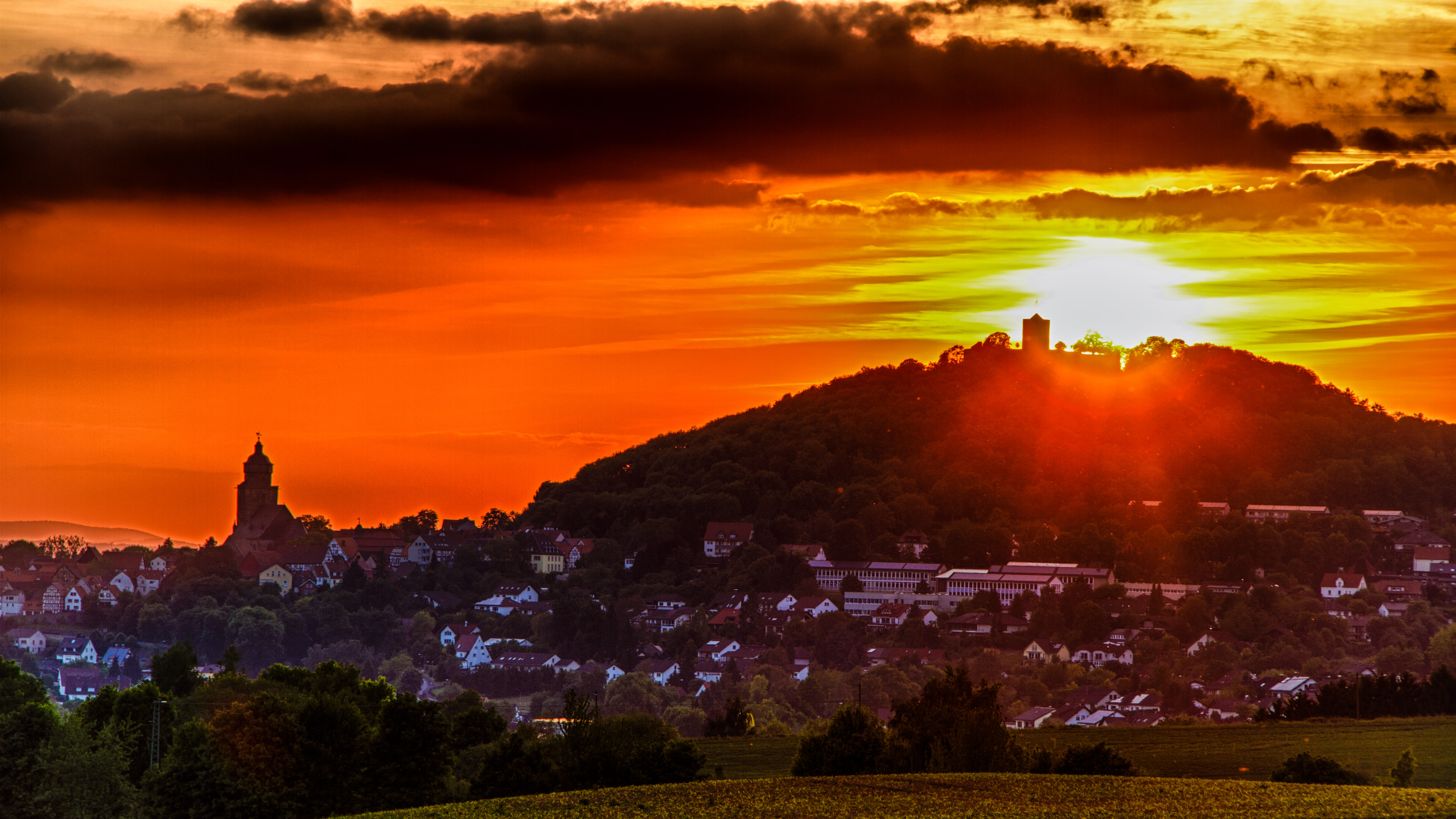 Sonnenuntergang Hessen