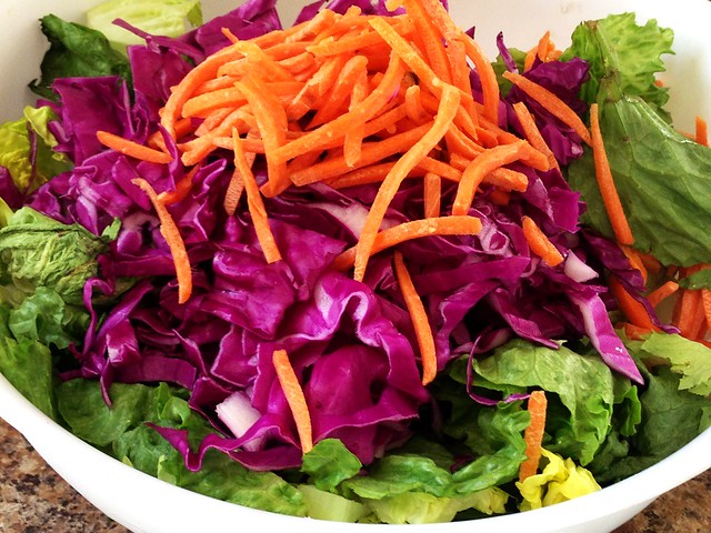 Carrot, Cabbage, and Apple Salad