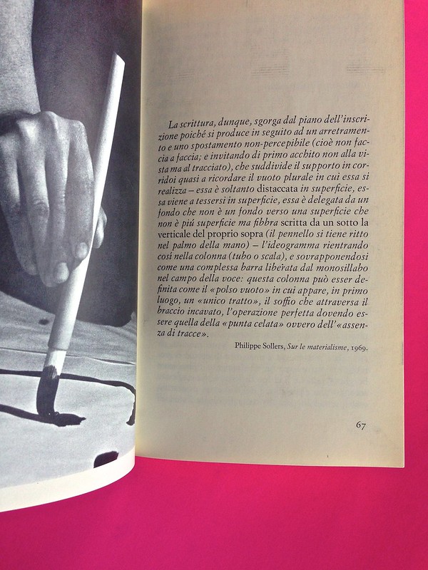 Roland Barthes, L'impero dei segni. Einaudi 1984. Illustrazione b/n a tutta pagina, didascalia / citazione, alle pag. 66 e 67 (part.), 1