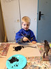 Muslingerne maler stæren - meget koncentrerede børn