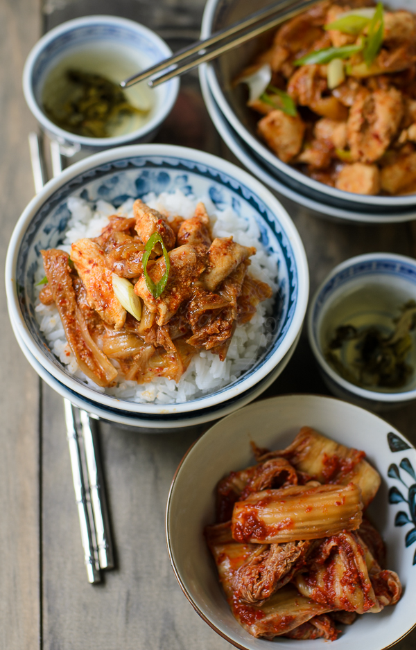 Chicken Kimchi Stir fry