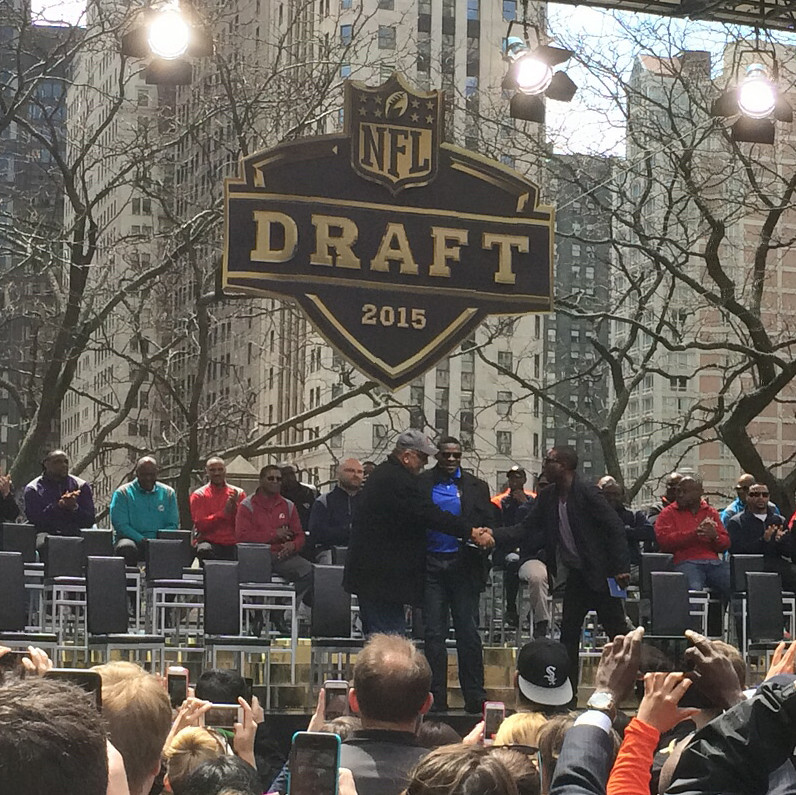 Dick Butkus at NFL Draft Chicago