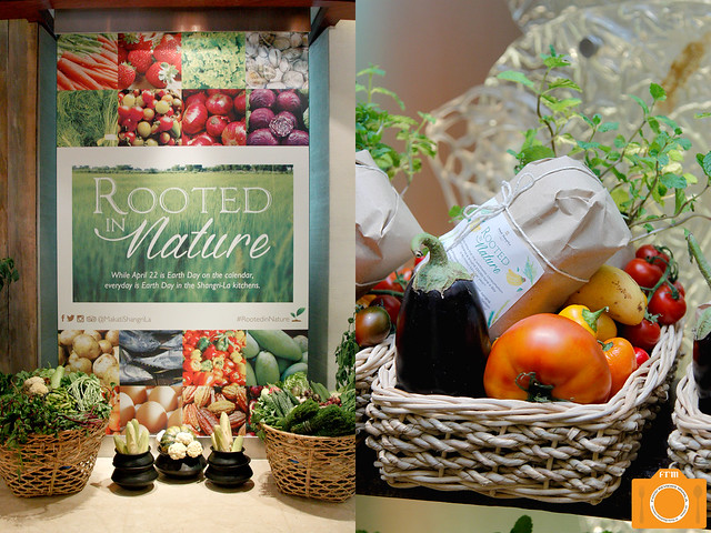 Rooted in Nature mural and basket