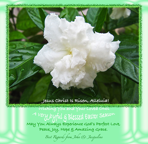 Self-created Easter greeting card for 2015