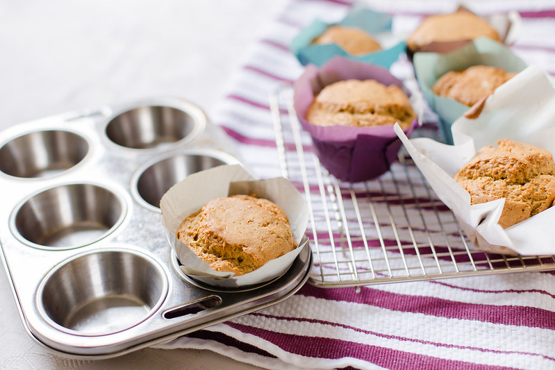 Rose and Pistachio Muffins