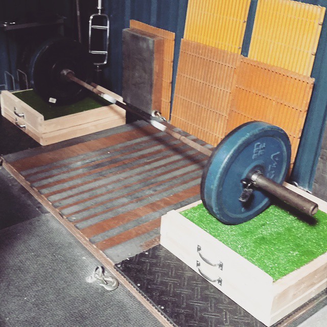 My Father is battling cancer, just did 12 weeks of radiation and chemo. As soon as he starts feeling better he up decides to build the gym some new deadlift stackable boxes because he wanted to and because he can. I love you Dad. You have always been my h