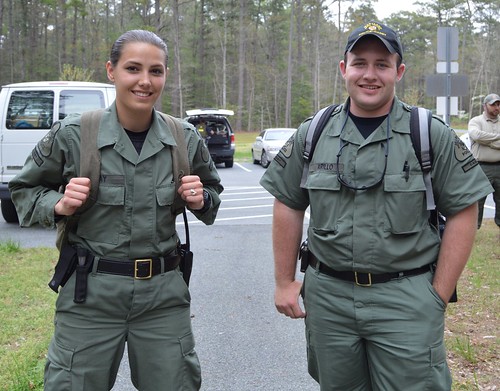 NRP Cadets Marguerita Gay of Parkville and Vinnie Arillo of Stevensville successfully completed the cadet program and were just selected to attend Natural Resources Police Academy. 