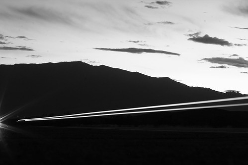 sunset arizona blackandwhite car clouds canon lighttrails highway191 lbt largebinoculartelescope mountgraham gilavalley