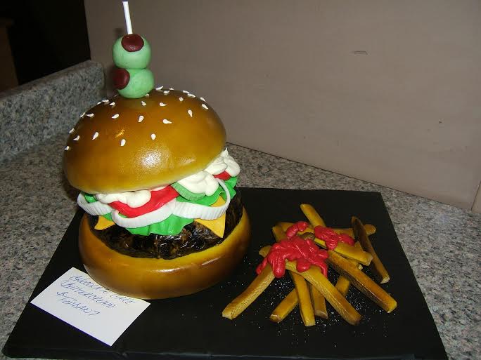 Burger Cake by Debora McCullen