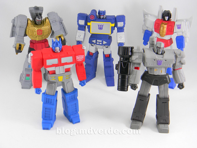 Transformers Titan Warriors SDCC Exclusive (Grimlock, Optimus Prime, Megatron, Soundwave Starscream) - modo robot