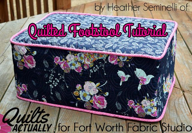 Quilted Footstool Tutorial