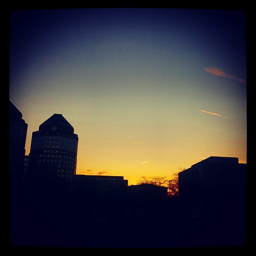Good morning from downtown Cincinnati. Its always fun to travel but its also great to come back home...