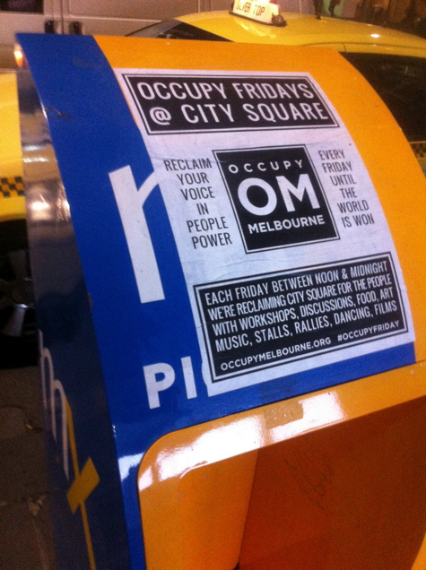 Occupy Friday Postering