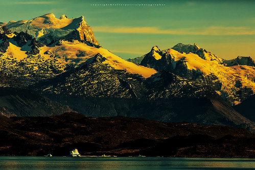 sunset patagonia mountains argentina andes elcalafate santacruzprovince