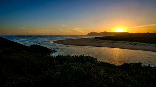 sunset mouth river southafrica sedgefield westerncape