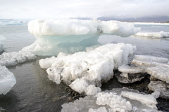 Icebergs at Jökulsárlón