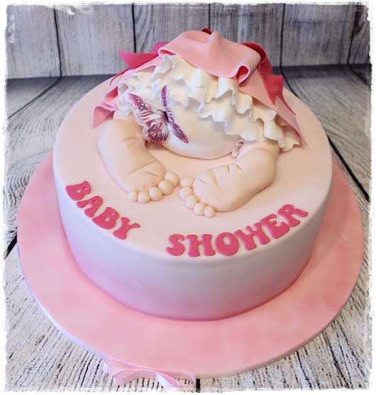 Baby Shower Cake by Wioletta Adamska of My Sweet Miracles