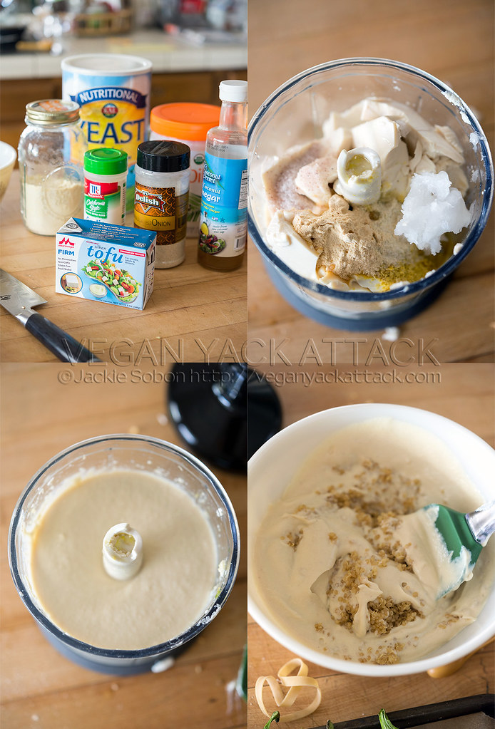 Creamy Quinoa popper filling