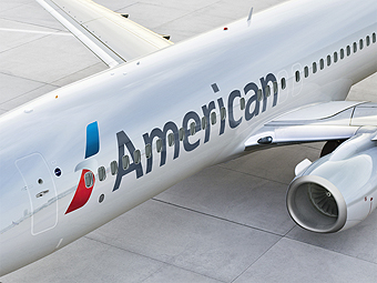 American Airlines B737-800 billboard (American)