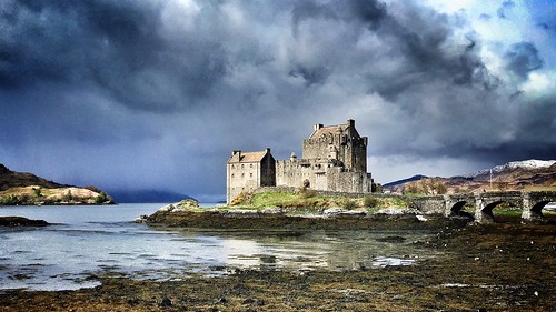 castle heritage landscape scotland view traditional dramatic tourist eilean donan iphone