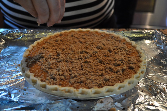 Sweet Potato Pie with Streusel Topping