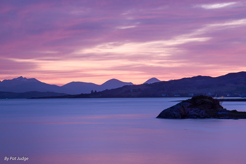 greystonescameraclub color colour hills isleofskye landscape purple scottishtourism sky sunset water sunrise