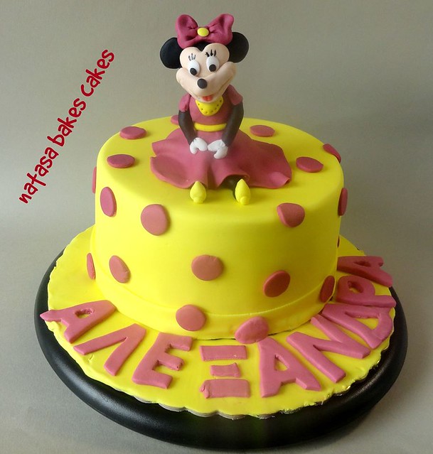 Minnie Themed Cake by Natasa Barbar of Natasa Bakes Cakes
