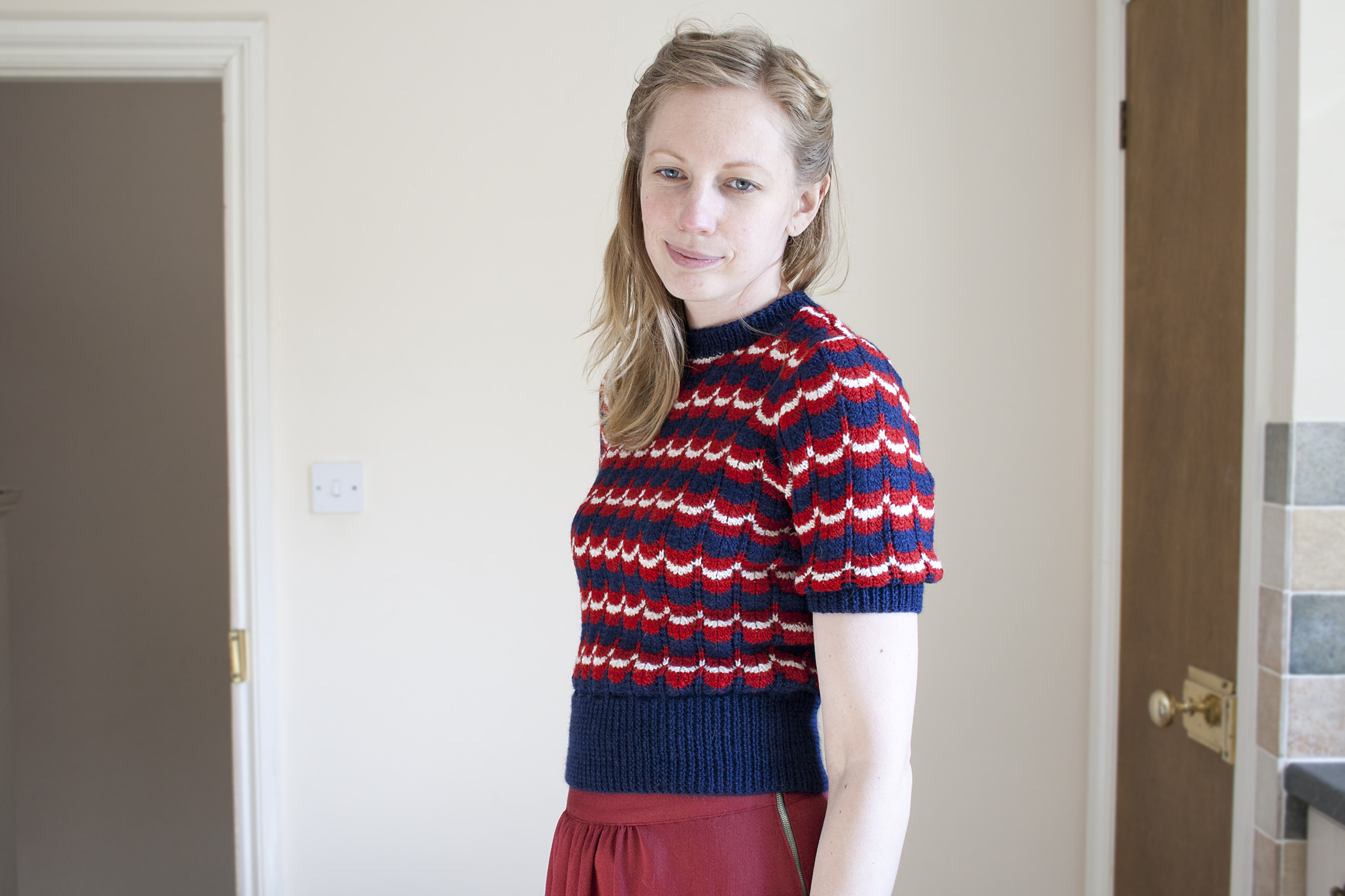 Finished: A Victory Jumper to Cure Homesickness | Renée And The Cat's Meow