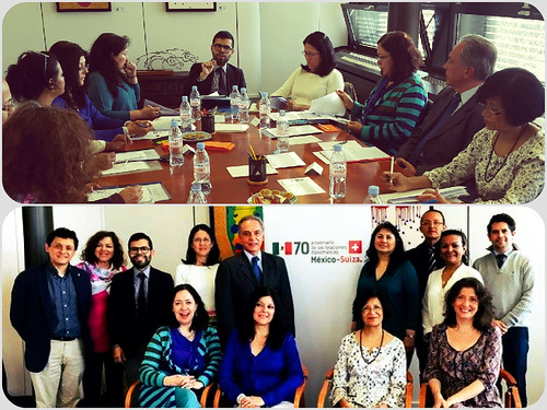 Reunión de trabajo con asociaciones de mexicanos en Suiza