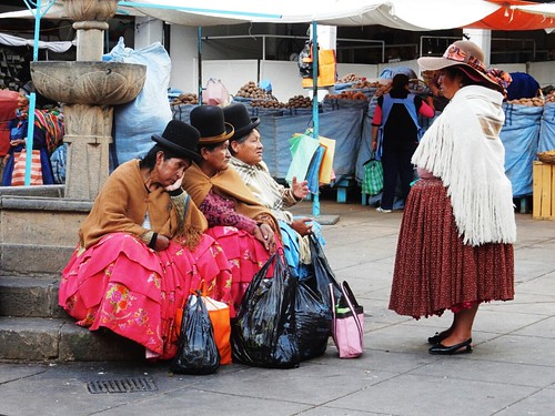 Cholitas bolivianas
