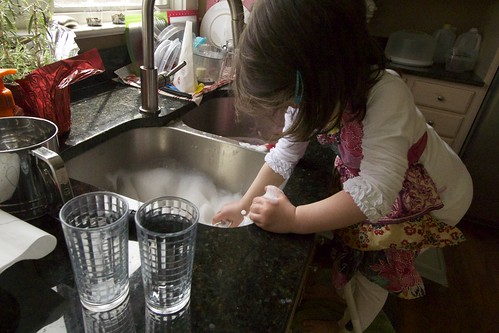 Lydia Washing Dishes