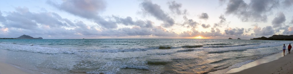 Kailua Beach Sunrise Panorama