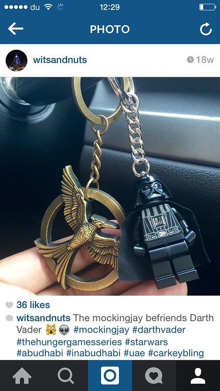 Darth Vader asked if he may have my lego (mini him) key chain. I can't say no. :) That's how I lost him at the Comic Con.