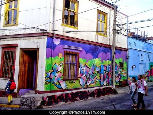 Street Art à Valparaiso au Chili