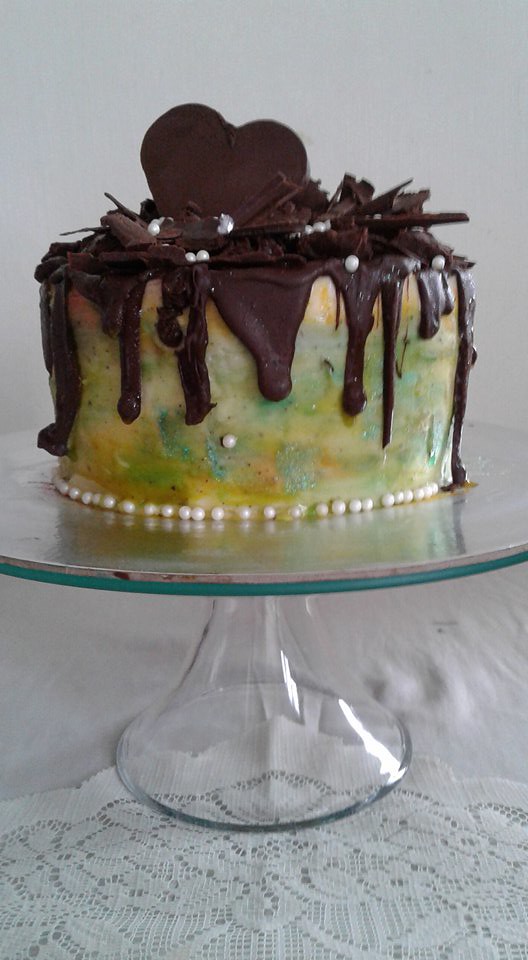 Dark Chocolate Drip Cake by Kitchen Secrets Cakes & Pastries