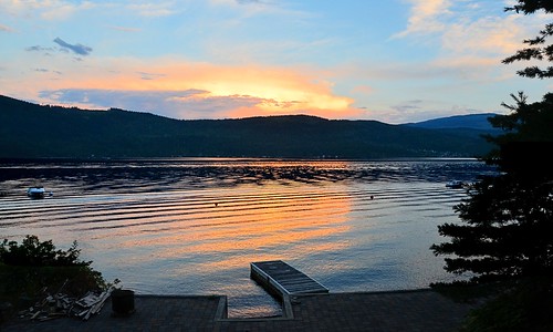 sunset lake canada reflection bc britishcolumbia stives shuswaplake nikond7000 nikkor18to200mmvrlens