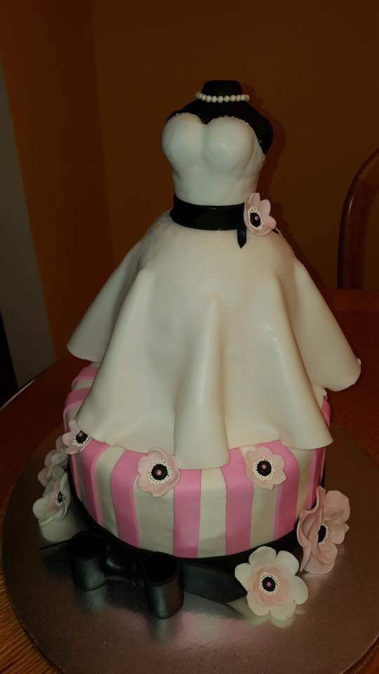 Bridal Shower Cake by Iulia Maria Cujba of Jules Cakery