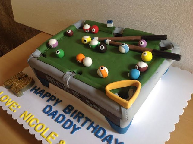 Billiard Table Cake by Jeffry Omagap of Troys Sweet and Treats
