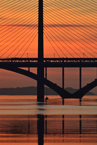 bridge sunset sea mer brittany bretagne breizh pont reflets bzh finistère élorn nikond800