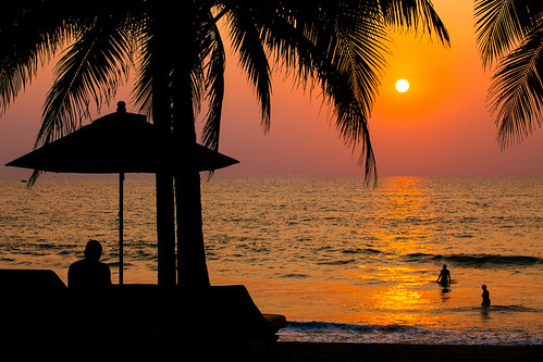 sunset sun beach canon thailand asia khao lak 5d2 fotografjena steffenwalther