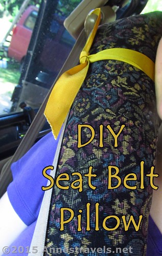 Do It Yourself Adult-size Seat Belt Pillow