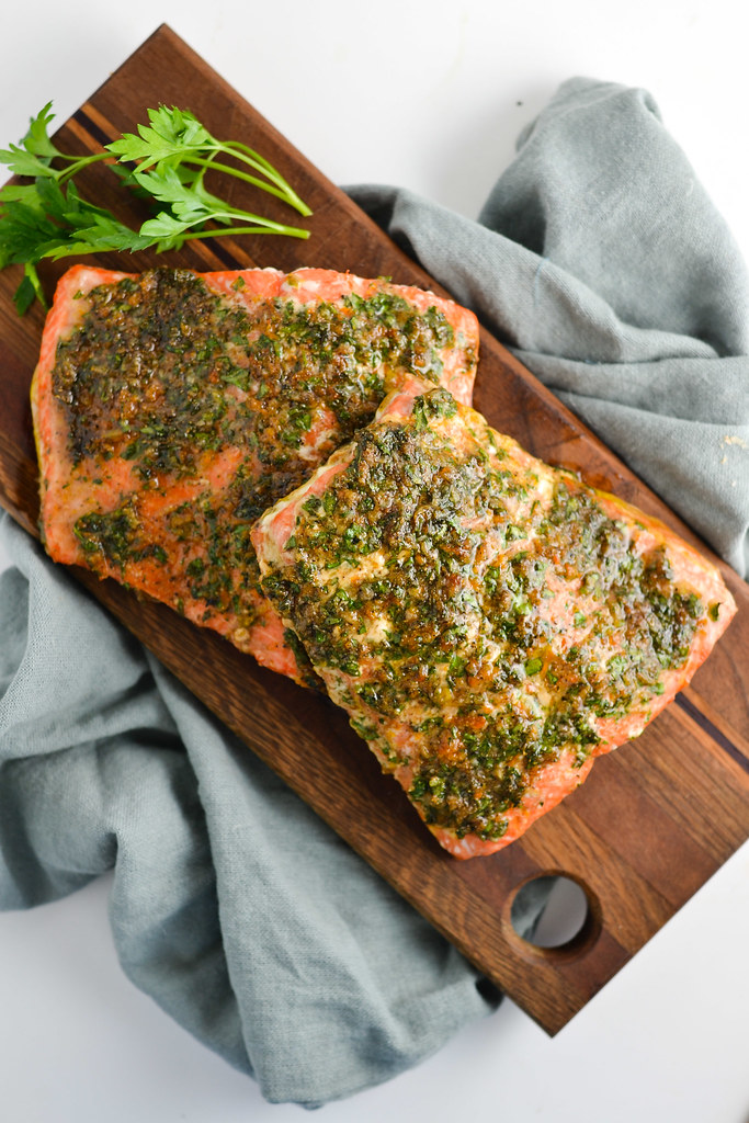 Citrus and Herb Crusted Salmon | Things I Made Today