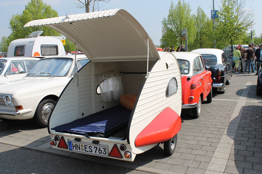 BMW 600 (1958) and caravan ES Piccolo (1954)