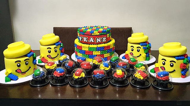 Lego Inspired Cake of Sinfully Sweet by Rache