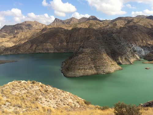 embalse cuevasdelalmanzora pantano espana spain lago lake andalucia water green sky landscape paisaje